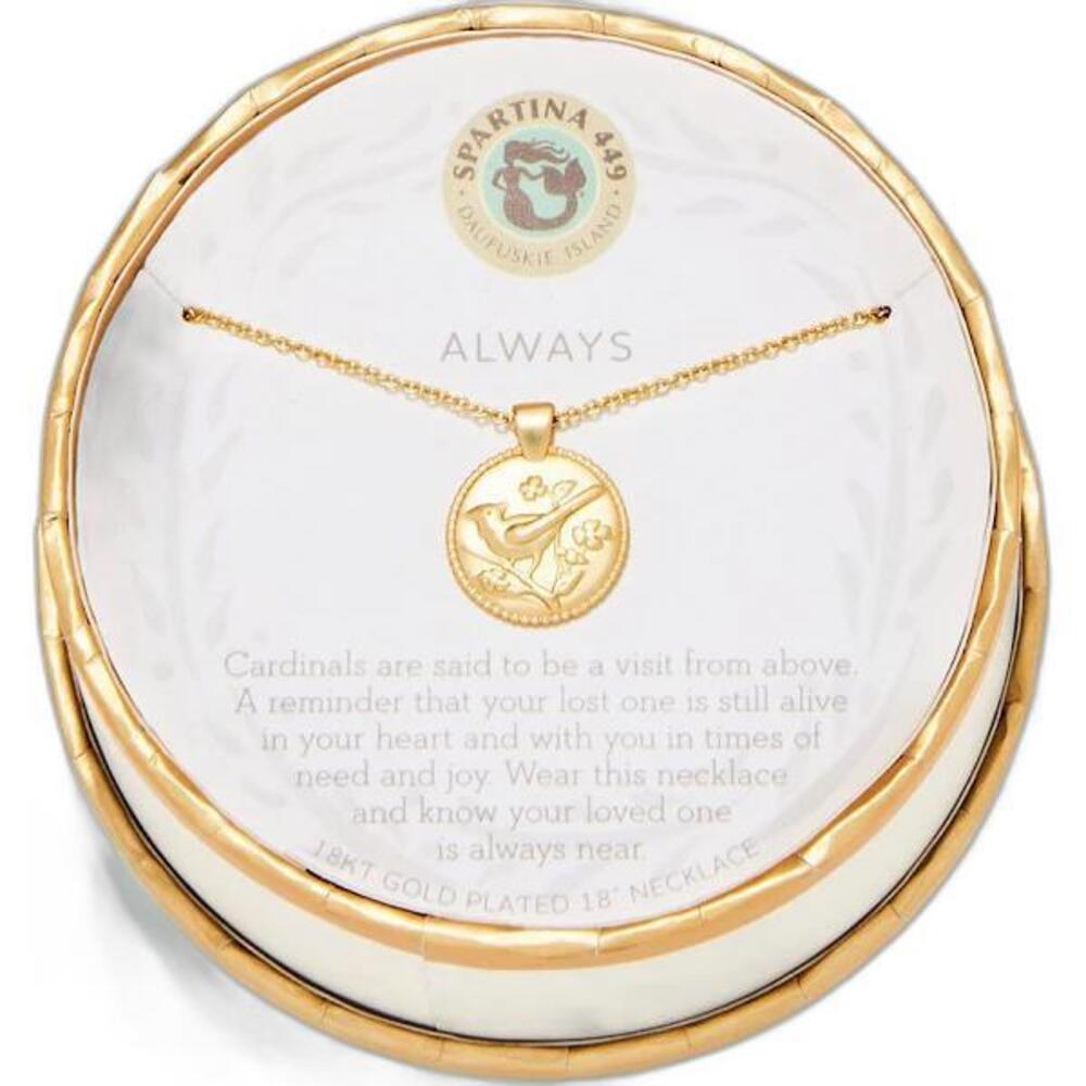 Sea La Vie always gold cardinal necklace